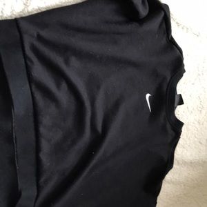 Open back Nike cropped sweater